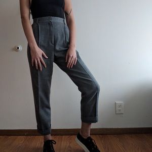 100% wool “grandpa pants”